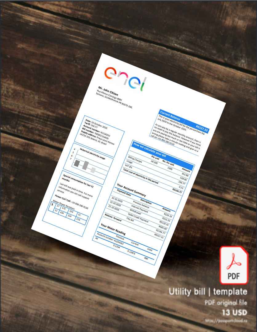 Utility bill | Albanian Power | Albania